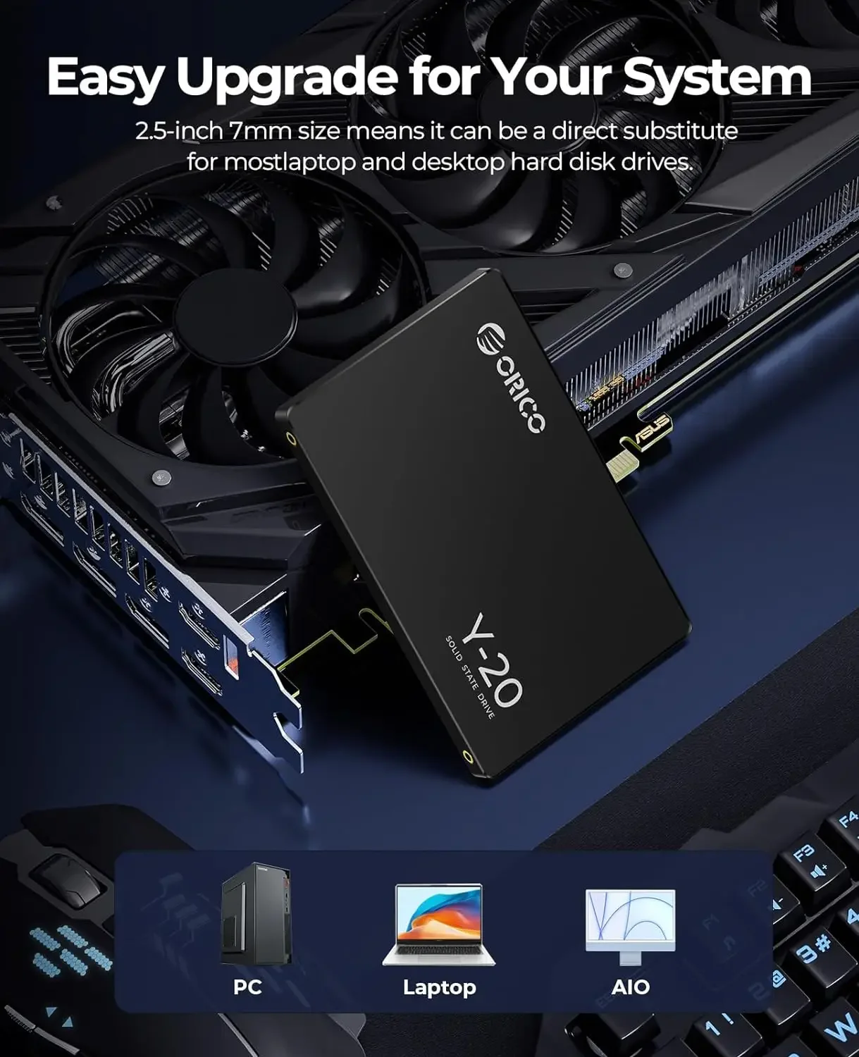ORICO SATA III SSD 2,5” Dahili - Ssd 500Gb incelemesi ve fiyatı